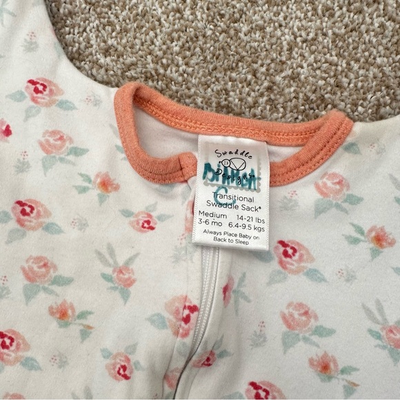 Swaddle Designs Floral 3-6M Baby Girl Sleep Sack - Picture 5 of 11